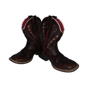 Ariat Kids Patriotic QuickDraw VentTEK Square Toe Boots Size 4LR